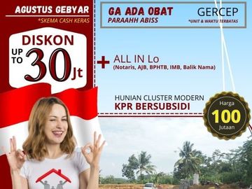 Perumahan Cluster Bersubsidi