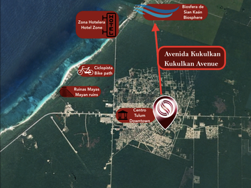 Casa con alberca en residencial privado en Tulum, en venta.