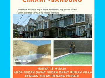 Rumah Villa Cimahi 15 menit RS Cibabat Gratis Water Heater