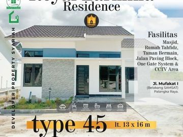 Rumah 1 lantai Palangkaraya Kalimantan dengan Type 60/108 hanya 300 jutaan