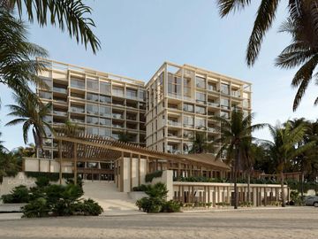 Departamento de Playa  en preventa en Chicxulub Puerto, Yucatán