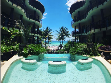 Departamento frente al mar con jacuzzi, spa, alberca climatizada y club de playa