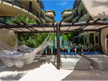 Departamento frente al mar con jacuzzi, spa, alberca climatizada y club de playa