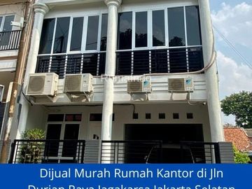Dijual Murah Rumah Kantor di Jln Durian Raya Jagakarsa Jakarta Selatan