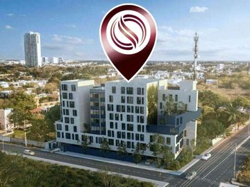 Departamento con parque, area de asador, pet-friendly, en venta Mérida.
