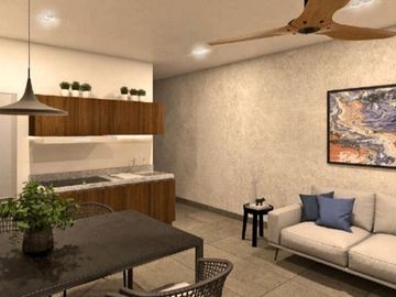 Departamento con parque, area de asador, pet-friendly, en venta Mérida.