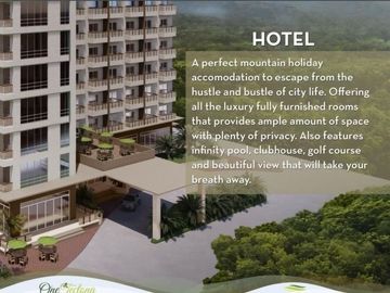 Condotel Units in One Tectona Woodlands with Free Golf Rights