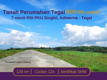 Kapling Perumahan Tegal, Legalitas SHM Per Unit, Dekat RS PKU Singkil