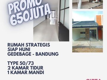 Lebaran di Rumah Baru Siap Huni Kodya Bandung Gedebage Hanya 650Jutaan