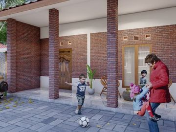 Rumah Type 80 Siap Bangun konsep Minimalis Modern Dekat Candi Prambanan