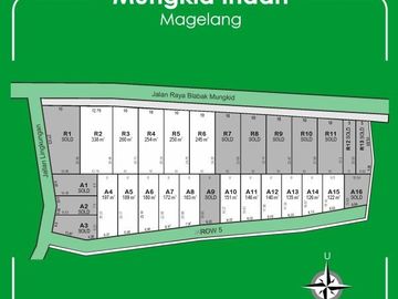 Pekarangan Mangku Jalan Blabak-Mungkid; 122m, SHM