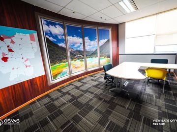 Kantor Graha Antero Lantai 6 - Bare - Luas Bangunan 323 m