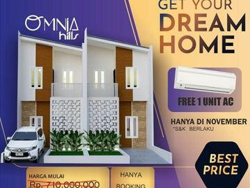 Omnia Hills Tangsel 2 Lantai 500 Jutaan Akses Tol BSD Ciater