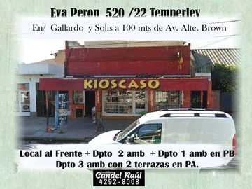 Casa con Departamento en venta en Temperley Este