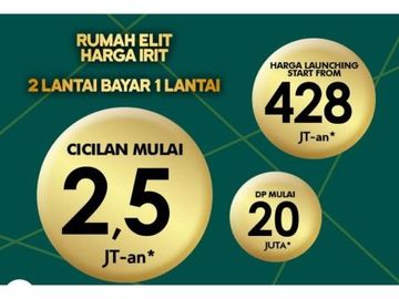 rumah dengan view kota yang indah di pasir impun rumah 2lantai bayar selantai