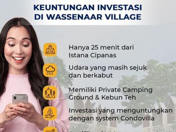 RUMAH RASA VILLA KONSEP SMARTHOME DKT PUNCAK BOGOR DI CUGENANG CIPANAS