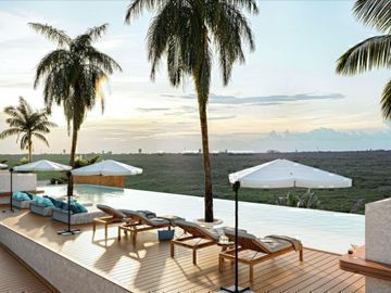 Condominio  con aceso a la playa, terraza comun con vista al mar, area de asador