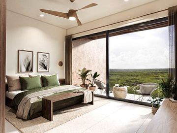 Condominio  con aceso a la playa, terraza comun con vista al mar, area de asador