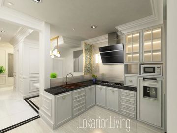 DIJUAL CEPAT RUMAH MODERN CLASSIC SEMI FURNISH SIAP HUNI DI BSD