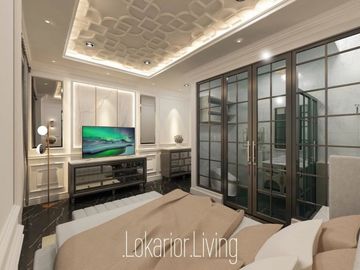 DIJUAL CEPAT RUMAH MODERN CLASSIC SEMI FURNISH SIAP HUNI DI BSD