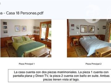Casa en arriendo de 6 dorm. en Pucón