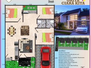 Rumah Minimalis di kawasan strategis dekat pemda Sleman Yogyakarta