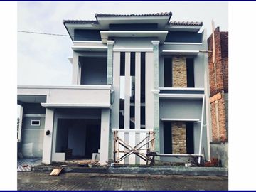 Denah Cakep 2 Lantai di Kawasan Perumahan di Buntalan