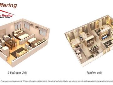 2 Bedroom or Tandem Units Futura East Cainta Near Ateneo