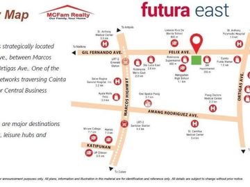2 Bedroom or Tandem Units Futura East Cainta Near Ateneo
