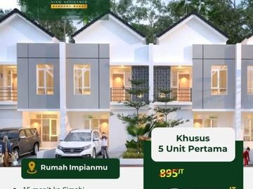 RUMAH BARU KONSEP VILLA DI BANDUNG BARAT DENGAN CITY VIEW