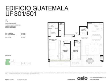2 ambientes 88m2 en AER HABITA - Palermo Hollywood