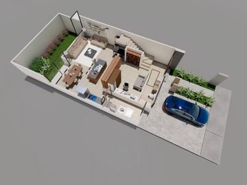 Preciosa Casa en Cañadas del Arroyo, 4 Recamaras, 4.5 Baños, Roof Garden, Jardín