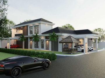di jual rumah mewah full interior dan isi di jalan cemarah kipas komplek pemda pekanbaru