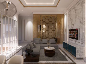 di jual rumah mewah full interior dan isi di jalan cemarah kipas komplek pemda pekanbaru