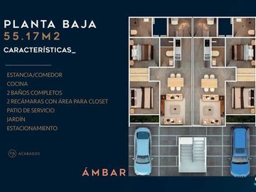 DEPARTAMENTOS  AMBAR (YA EN CONSTRUCCIÓN) EN FRACCIONAMIENTO PERLA DEL ORIENTE