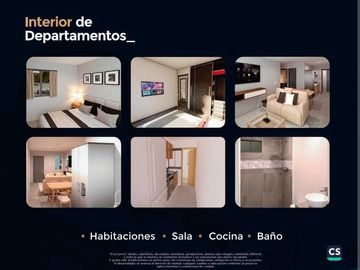 DEPARTAMENTOS  AMBAR (YA EN CONSTRUCCIÓN) EN FRACCIONAMIENTO PERLA DEL ORIENTE