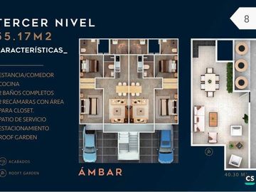 DEPARTAMENTOS  AMBAR (YA EN CONSTRUCCIÓN) EN FRACCIONAMIENTO PERLA DEL ORIENTE