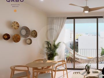 QABU BOUTIQUE LIVING Departamento en venta en Fraccionamiento Sábalo Country Club