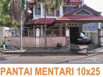 Rumah PANTAI MENTARI Surabaya 10x25 Dkt Mulyosari Babatan