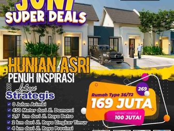 PROMO, Perumahan Asri Sidoarjo 169 Juta-an