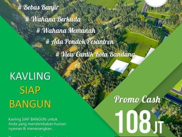 Tanah kavling perumahan islami 20mnt Taman kota baleendah buah batu