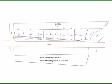 Jual Kavling Luas 154 m2 Mangku Aspal di Kokosan Sleman