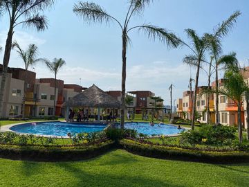 Casas nuevas en venta, closter de 45 viviendas con alberca, Xochitepec Morelos.