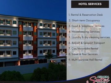 Condotel Fully Furnished Studio Type in Atharra Suites Panglao| BOHOLANA REALTY