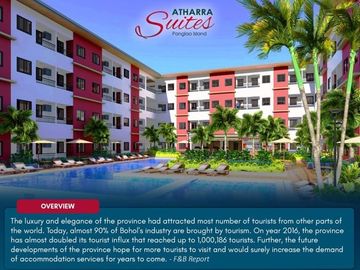 Condotel Fully Furnished Studio Type in Atharra Suites Panglao| BOHOLANA REALTY