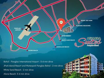 Condotel Fully Furnished Studio Type in Atharra Suites Panglao| BOHOLANA REALTY