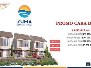 Rumah full furnish 2 lantai strategis Zuma at Malibu Village Gading Serpong tangerang
