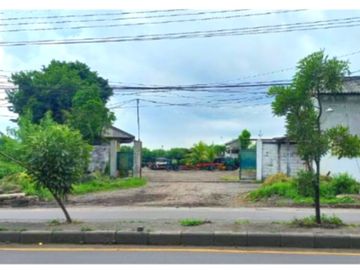 Jual Tanah bentuk L 8000m2 lbr belakang di Osowilangun Surabaya