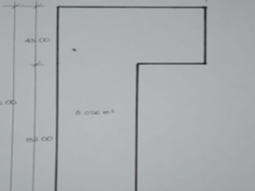 Jual Tanah bentuk L 8000m2 lbr belakang di Osowilangun Surabaya