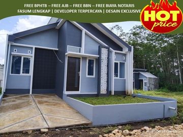 Posisi Hook Rumah Dekat kota Bebas Banjir 2KT Tipe 25/107
